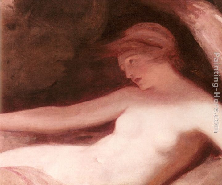 George Romney Reclining Female Nude